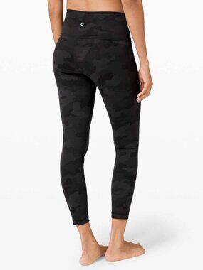 Lululemon Wunder Under High-Rise Tight 25" in Heritage 365 Camo Deep Coal Multi